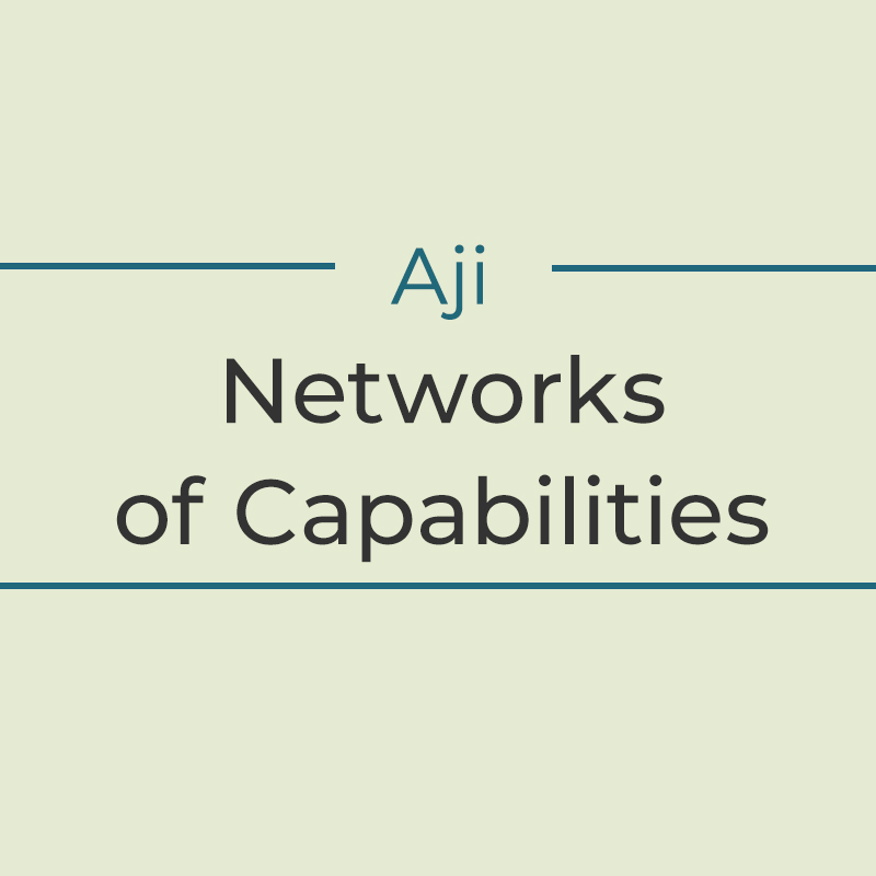 Building Aji Networks of Capabilities