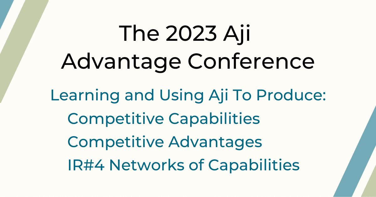 The Aji Advantage Conference